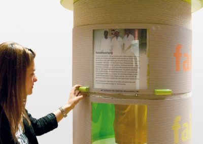 Präsentationsmodul Baumwolle